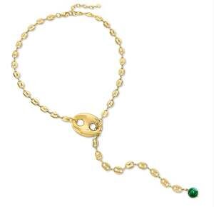 Mariner Lariat with Bead Necklace